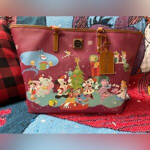 NWT Disney Holiday Dooney Bourke Tote